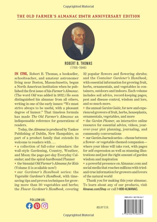 2026 Old Farmer's Almanac Easy to Read Edition