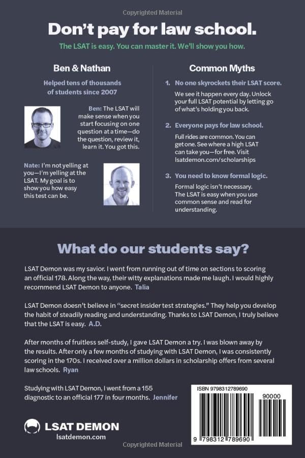 The LSAT Is Easy: Crush the LSAT with common sense.