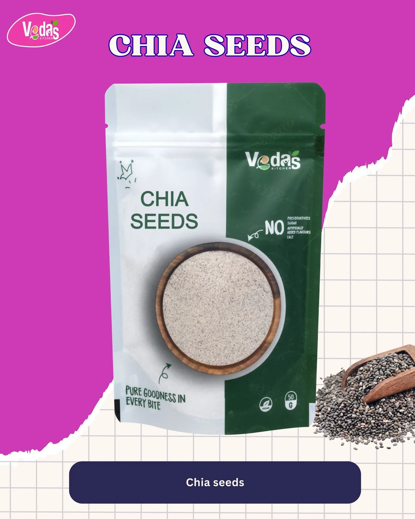 Vedas Kitchen Chia Seeds