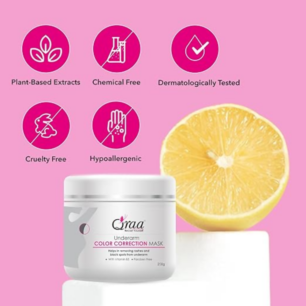 Qraa Underarm Brightening Color Correction Mask