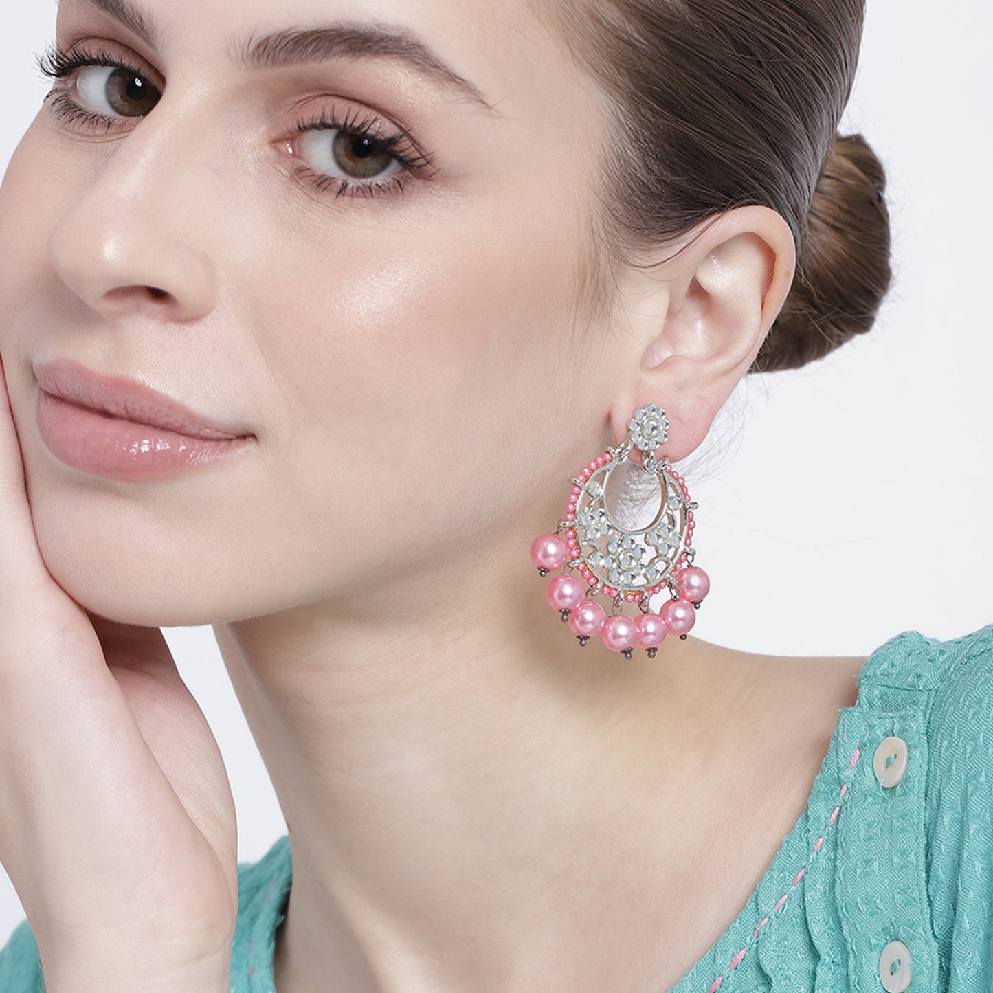 Pearl Drop Womens Earrings