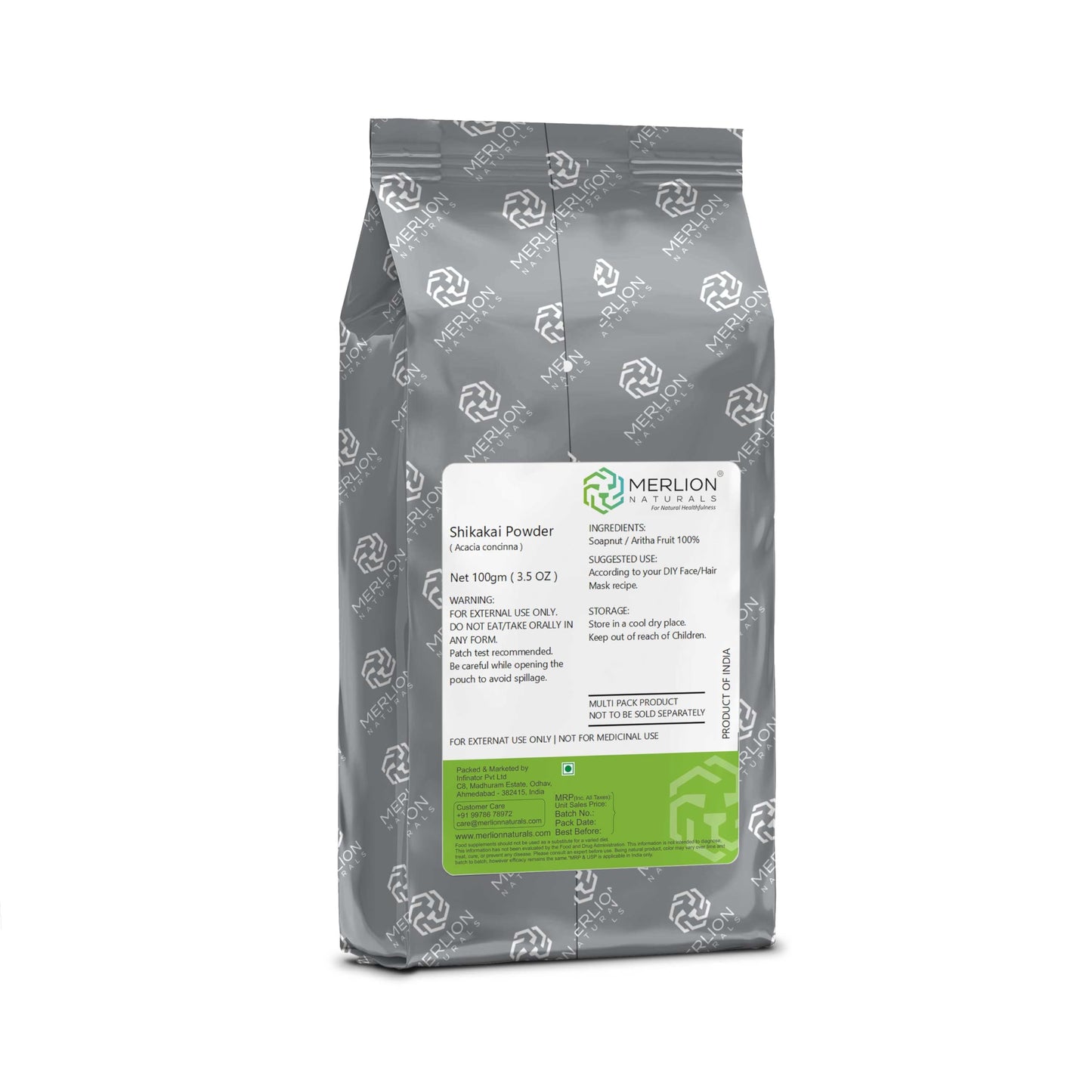 Natural Amla, Reetha & Shikakai Hair Pack - 300gm