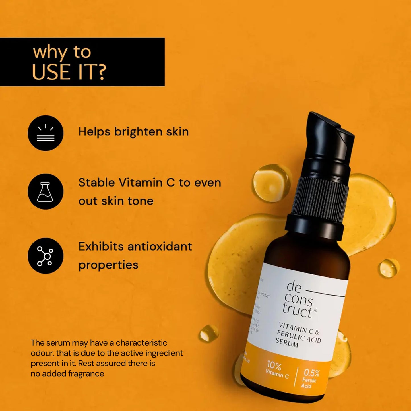 10% Vitamin C Face Serum with Ferulic Acid, 30ml