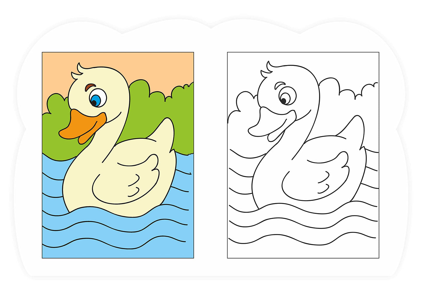Coloring Book For Kids: Scholars Hub Copy Colour Book - Vol 1, Vol 2 (Set Of 2 Books) (For Ages 3+) | 64 Pages