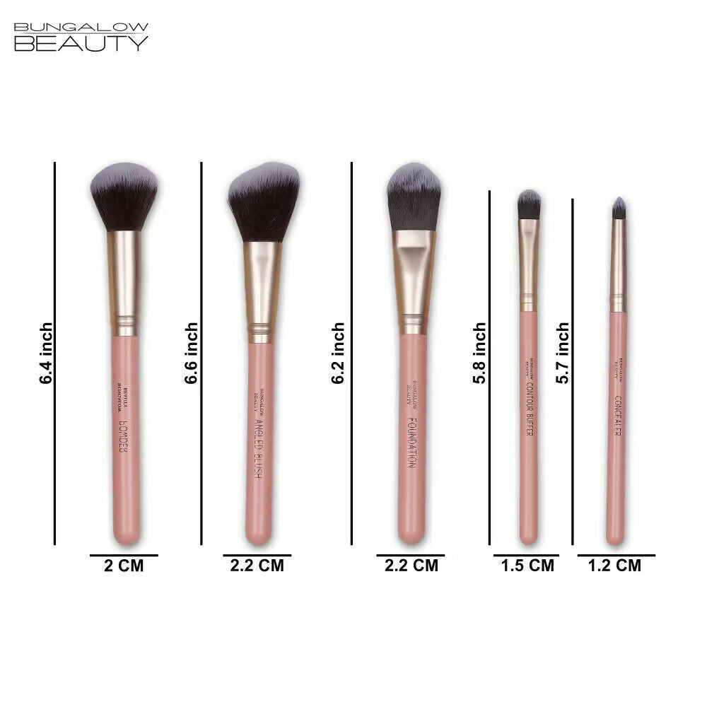 BUNGALOW BEAUTY Face powder Brush Set