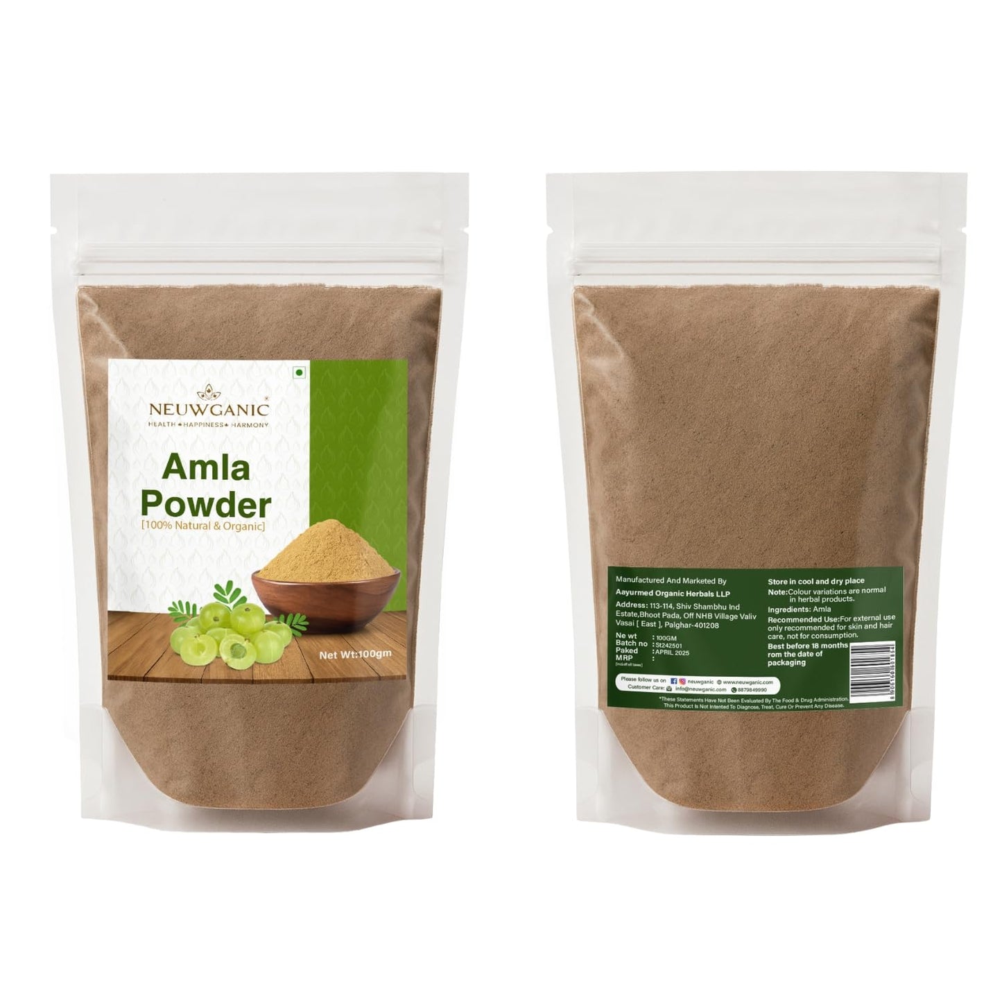 Herbal Hair Care Combo - Natural Hair Pack for Growth & Shine