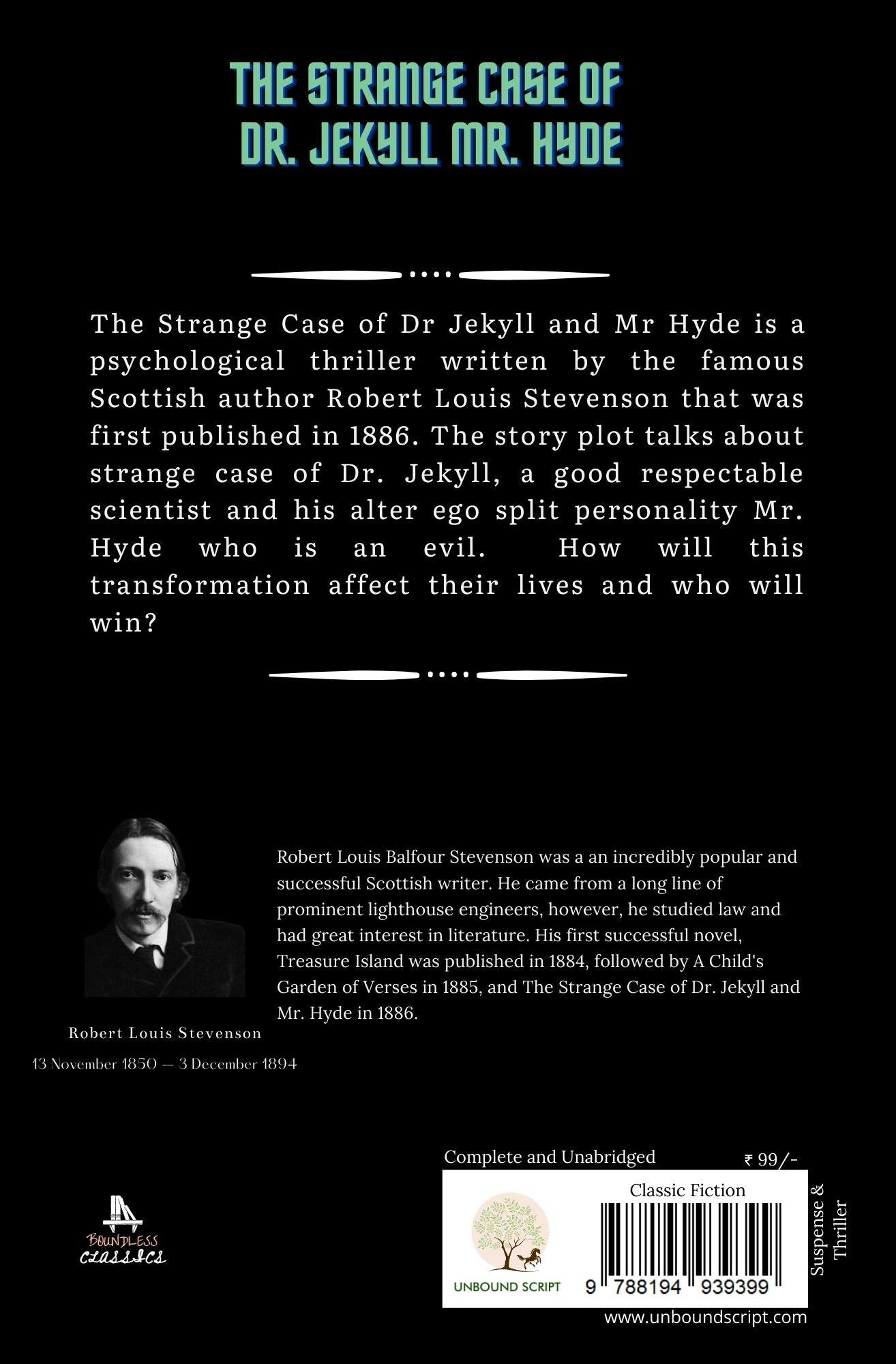 The Strange Case Of Jekyll - Robert Louis Stevenson