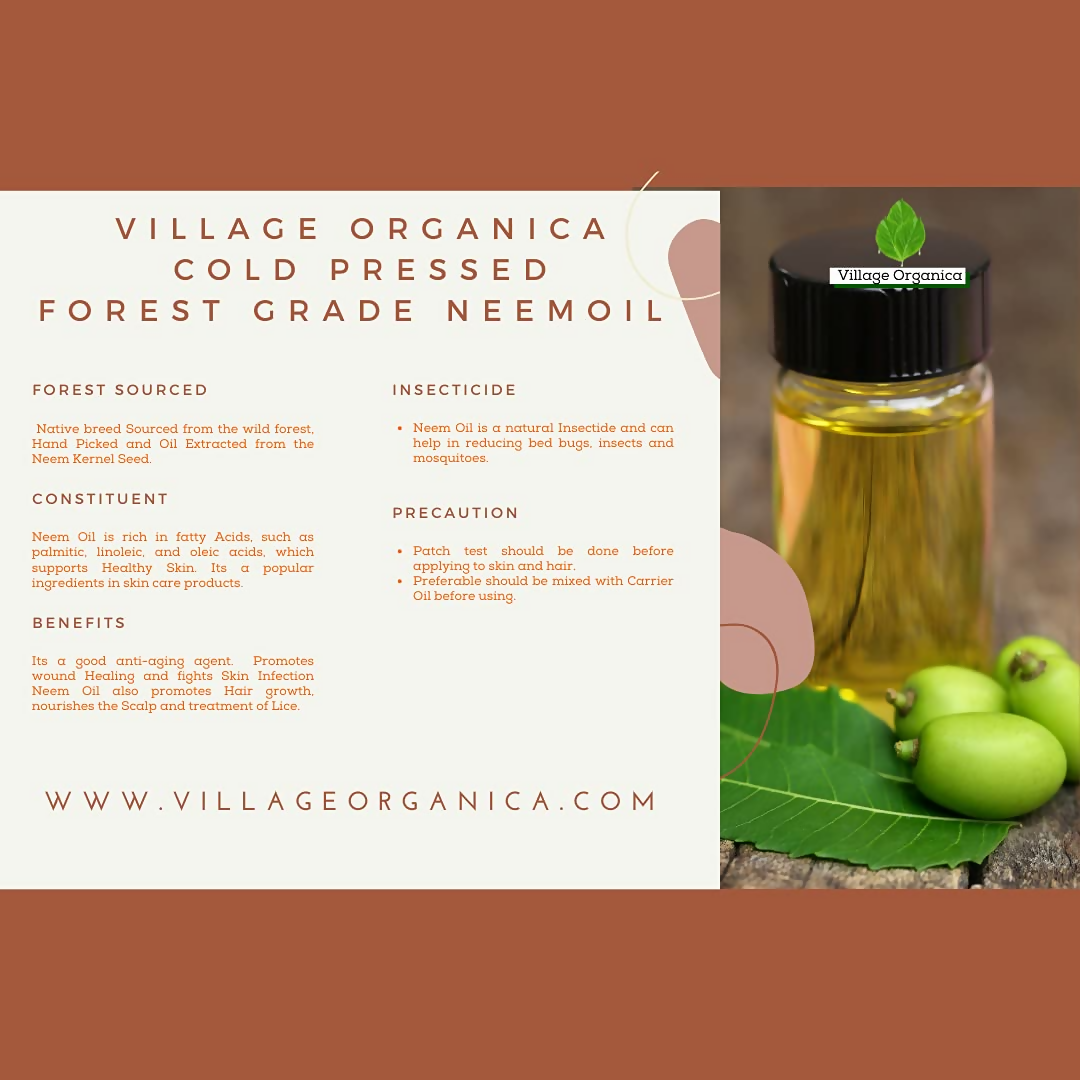 Village-Organica Cold Pressed Neem Oil