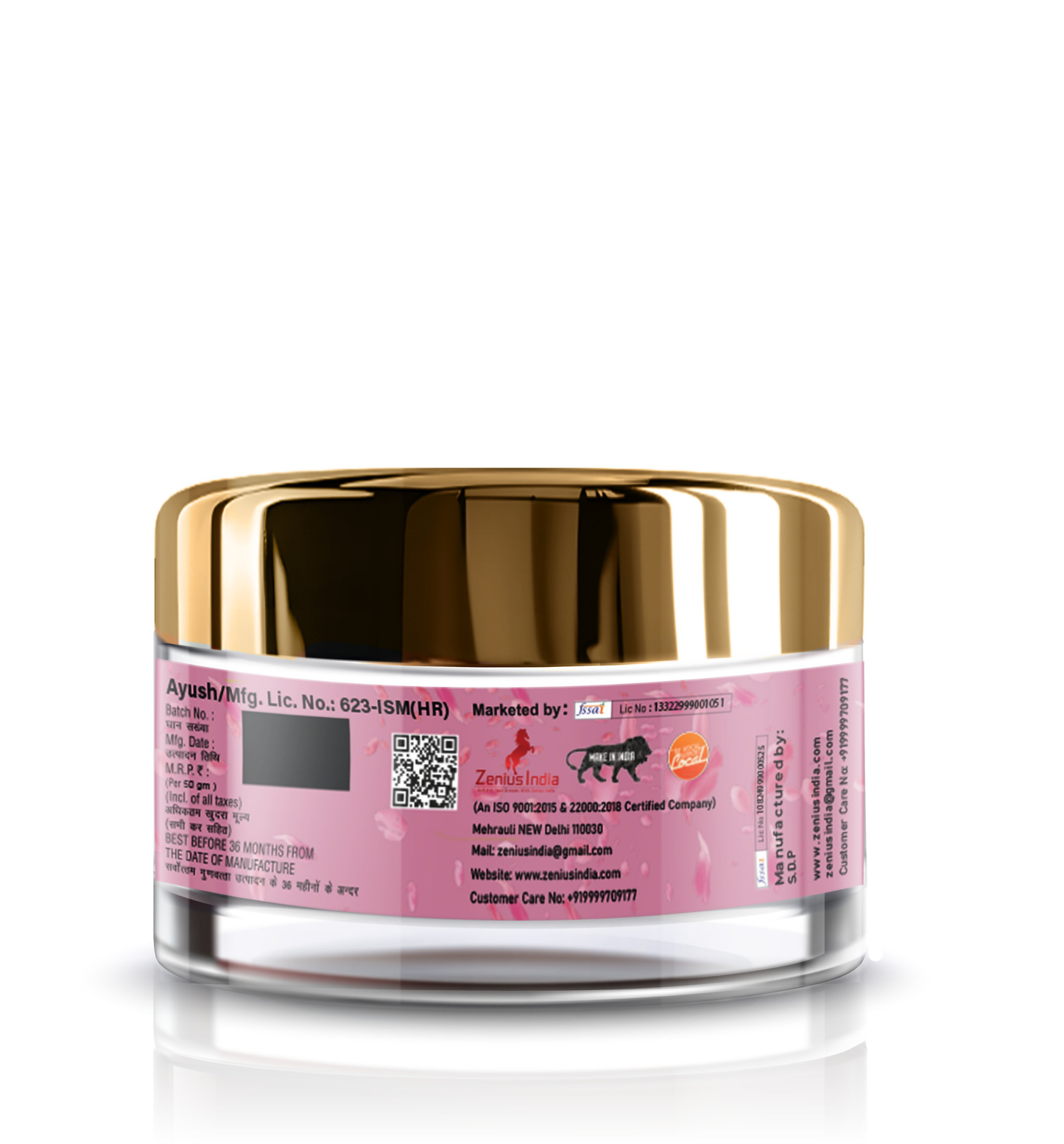 Zenius U-Eye Whitening Cream for Reduce Dark Circle and Even Skin Tone