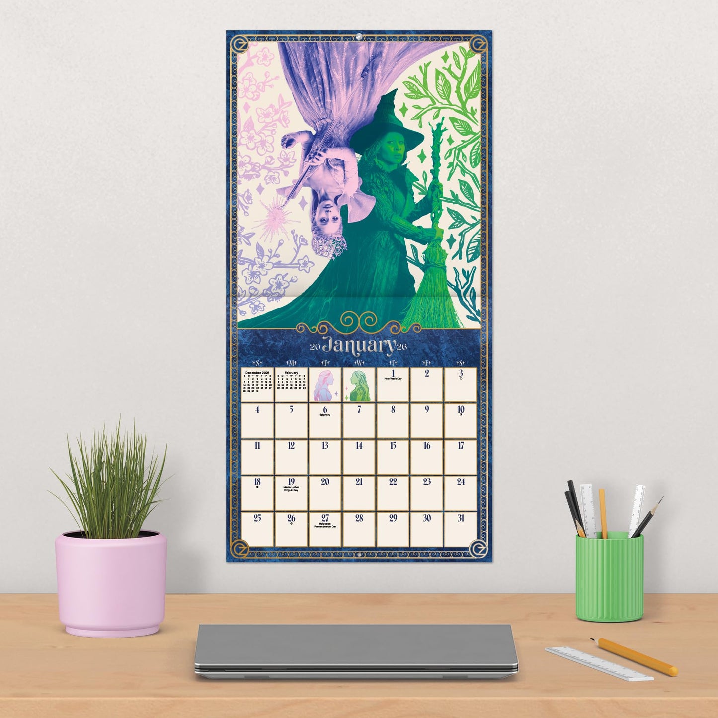 2026 Wicked: For Good Wall Calendar