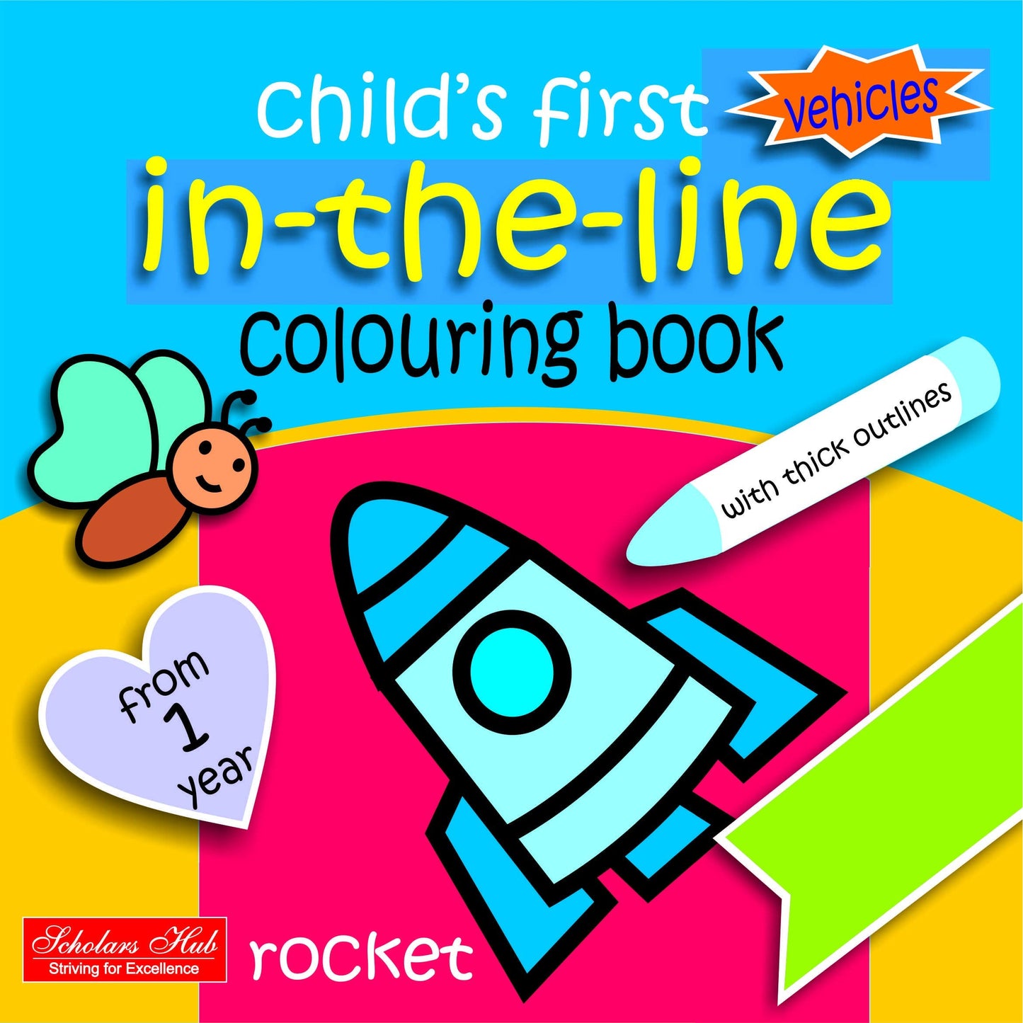 In The Line Colouring Book-Transport.