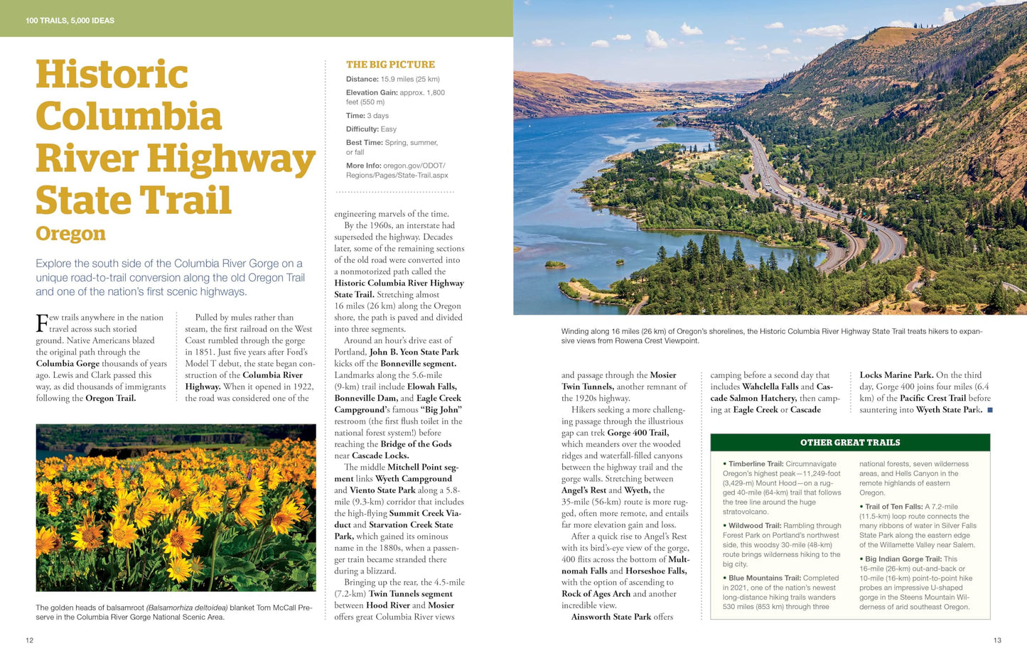 100 Trails, 5,000 Ideas: Where to Go, When to Go, What to See, What to Do