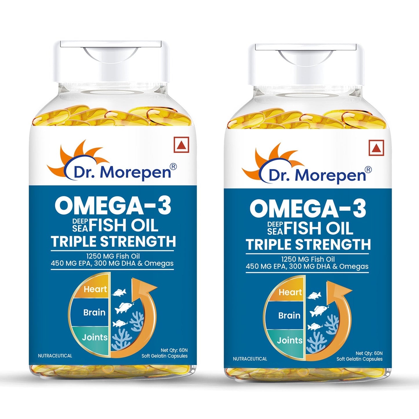 Dr. Morepen Omega-3 Deep Sea Fish Oil Triple Strength Softgels