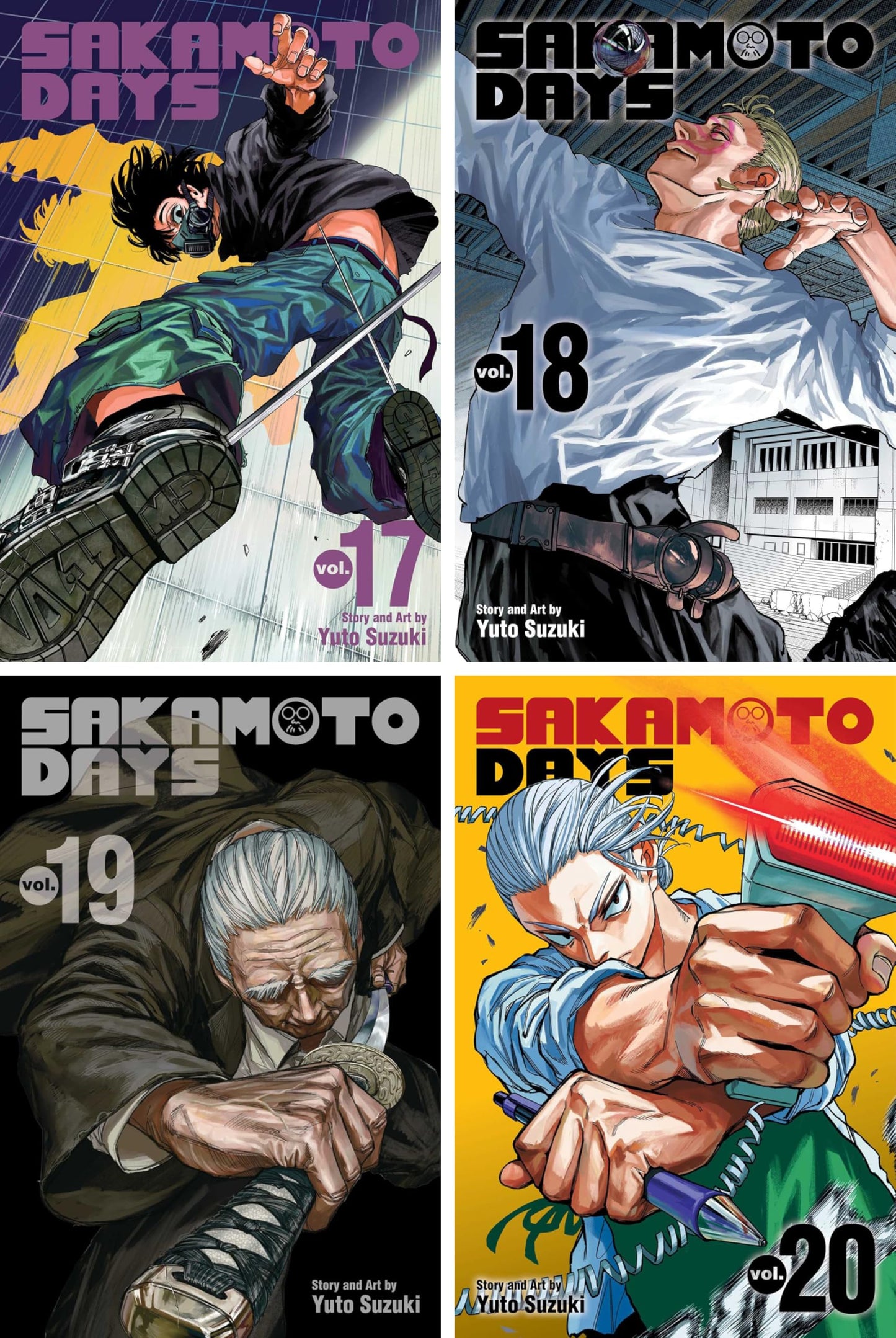 Sakamoto Days Vol. 1–20 Complete Manga Series Collection by Yuto Suzuki (20 Books)