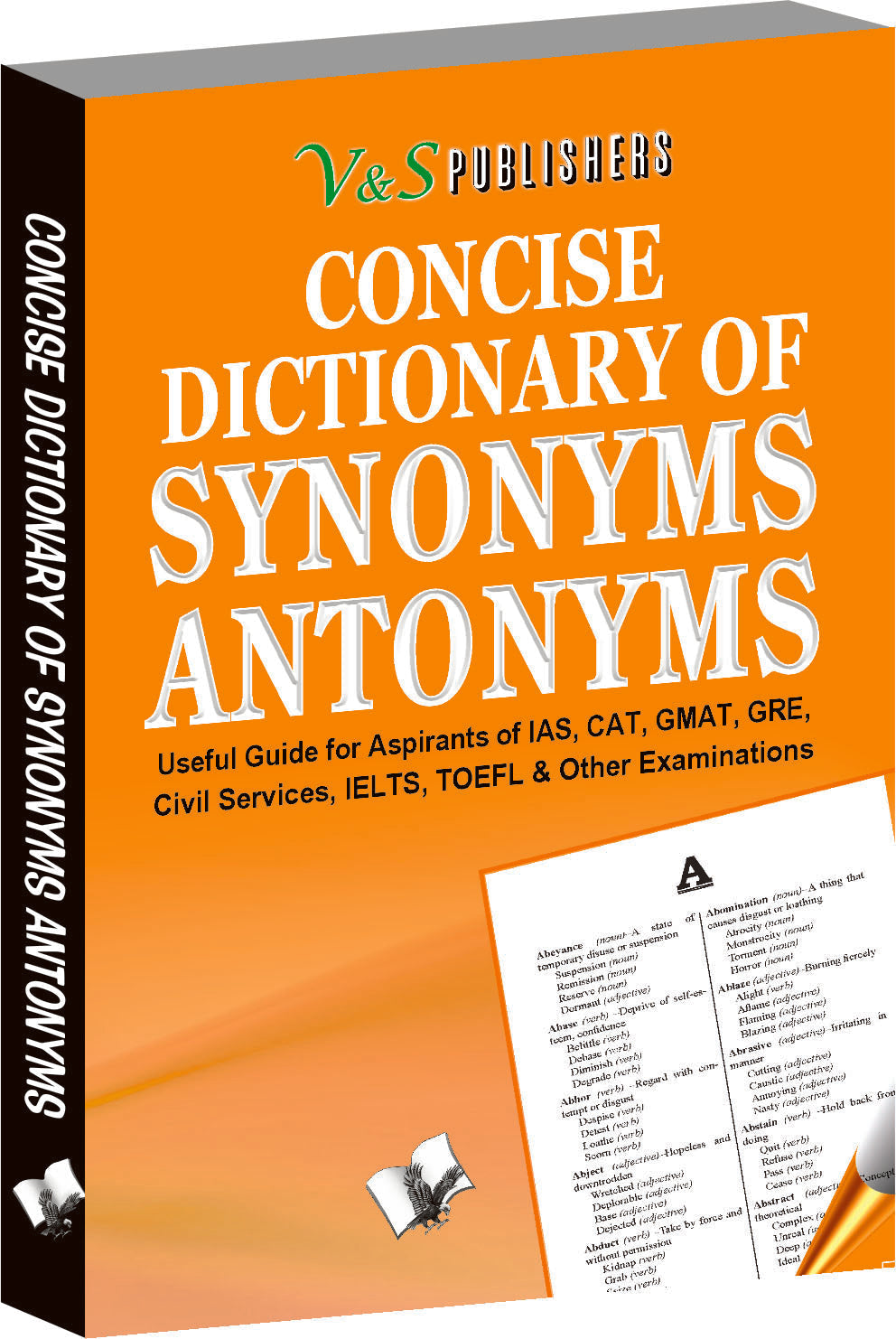 Concise Dictionary Of Synonyms Antonyms by Tanvir Khan