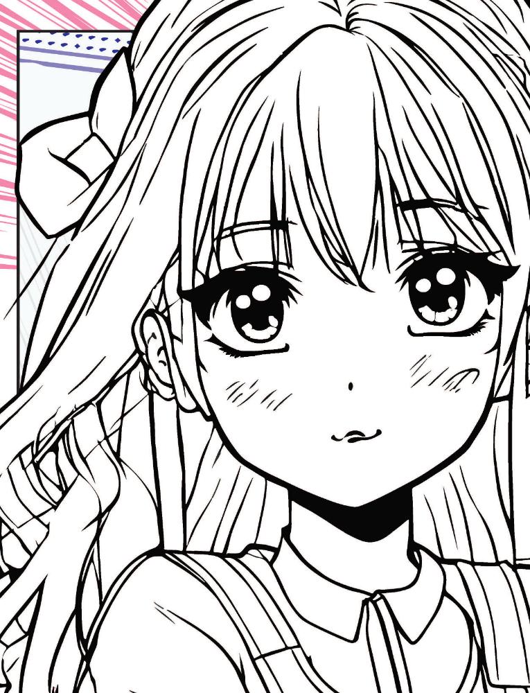 Dreamland Publications Colour Your Own Manga Book 3 With Free Manga Colouring Poster Age 4+