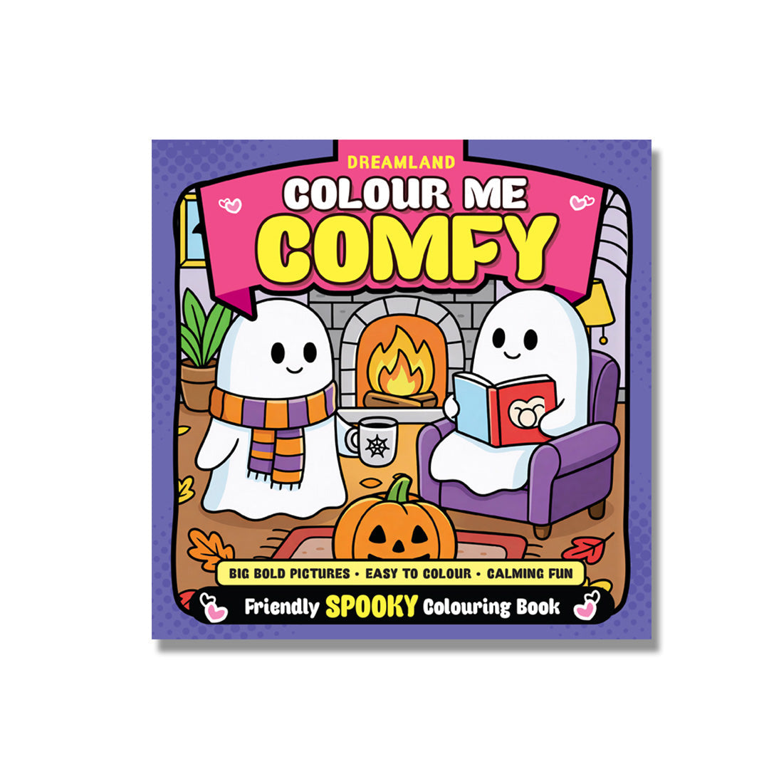Dreamland Publications Colour Me Comfy: Sweet Spooky - Cute and Easy Spooky Colouring Book for All Ages | Bold, Simple Designs for Relaxation