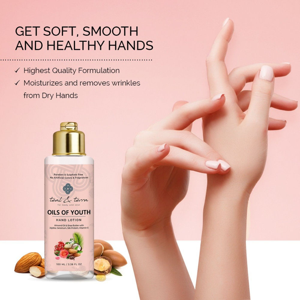 Teal & Terra Hand Lotion with Almond Oil & Shea Butter