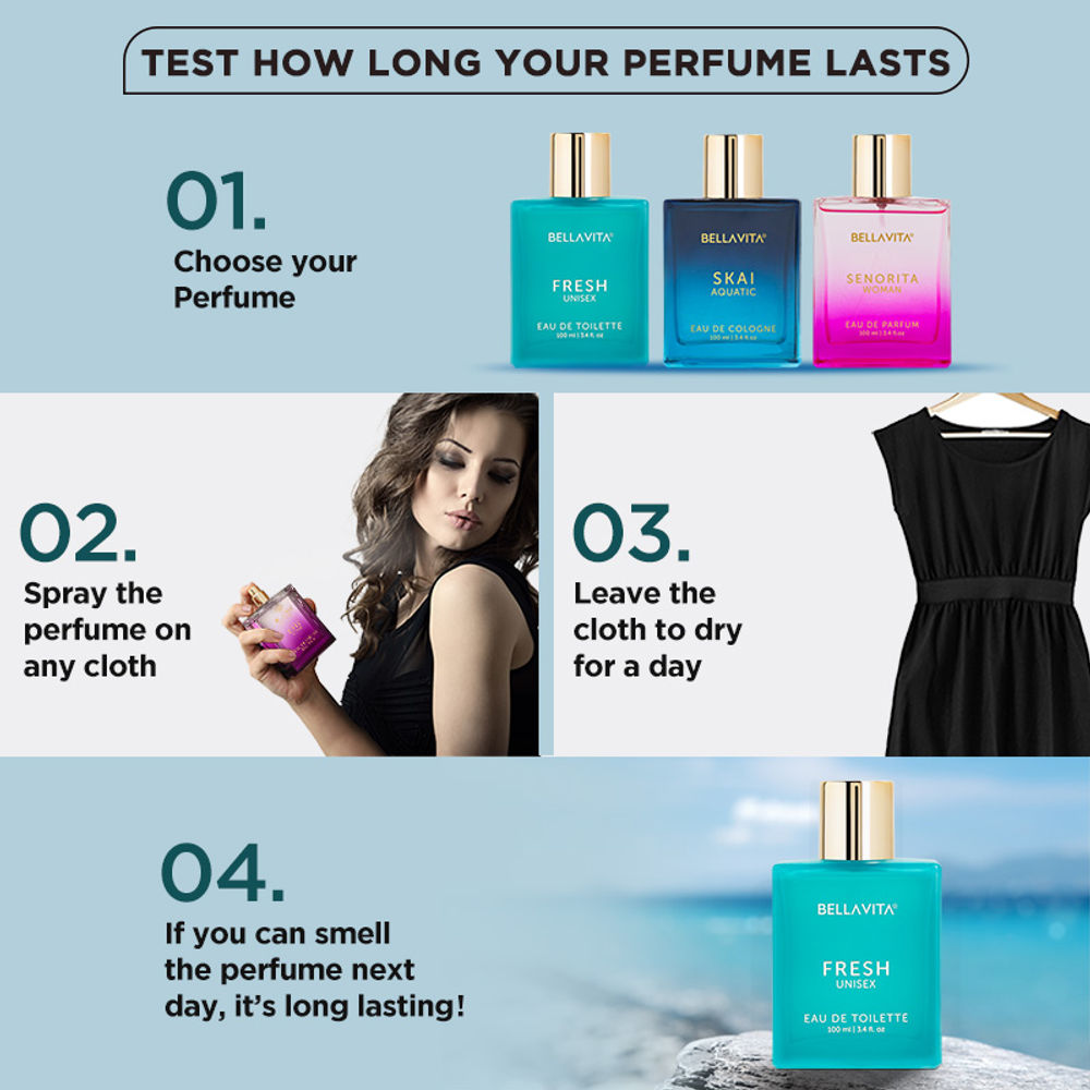 Bella Vita Fresh Eau De Toilette Unisex Perfume for Men and Women