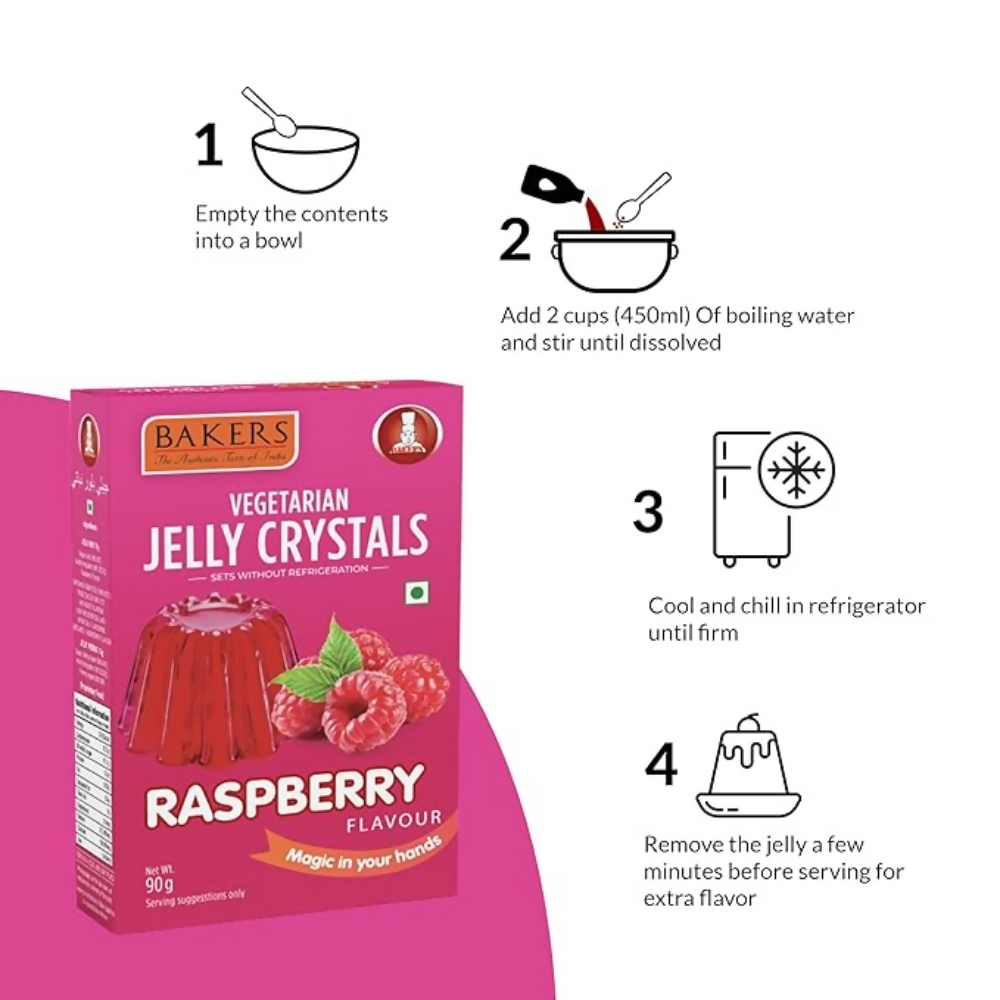 BAKERS Jelly Crystals - Raspberry