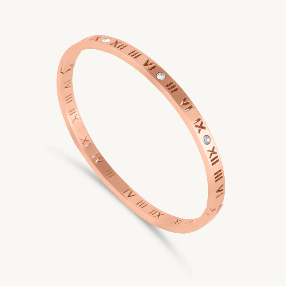 Roman Elegance Bangle Bracelet