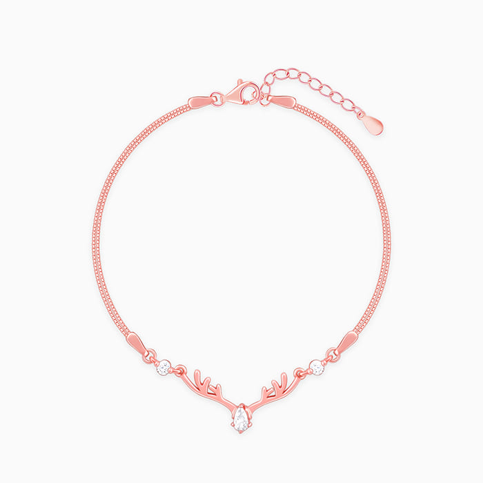 Rose Gold Deer Bracelet