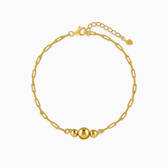 Kriti Sanon Golden Glowing Beads Bracelet