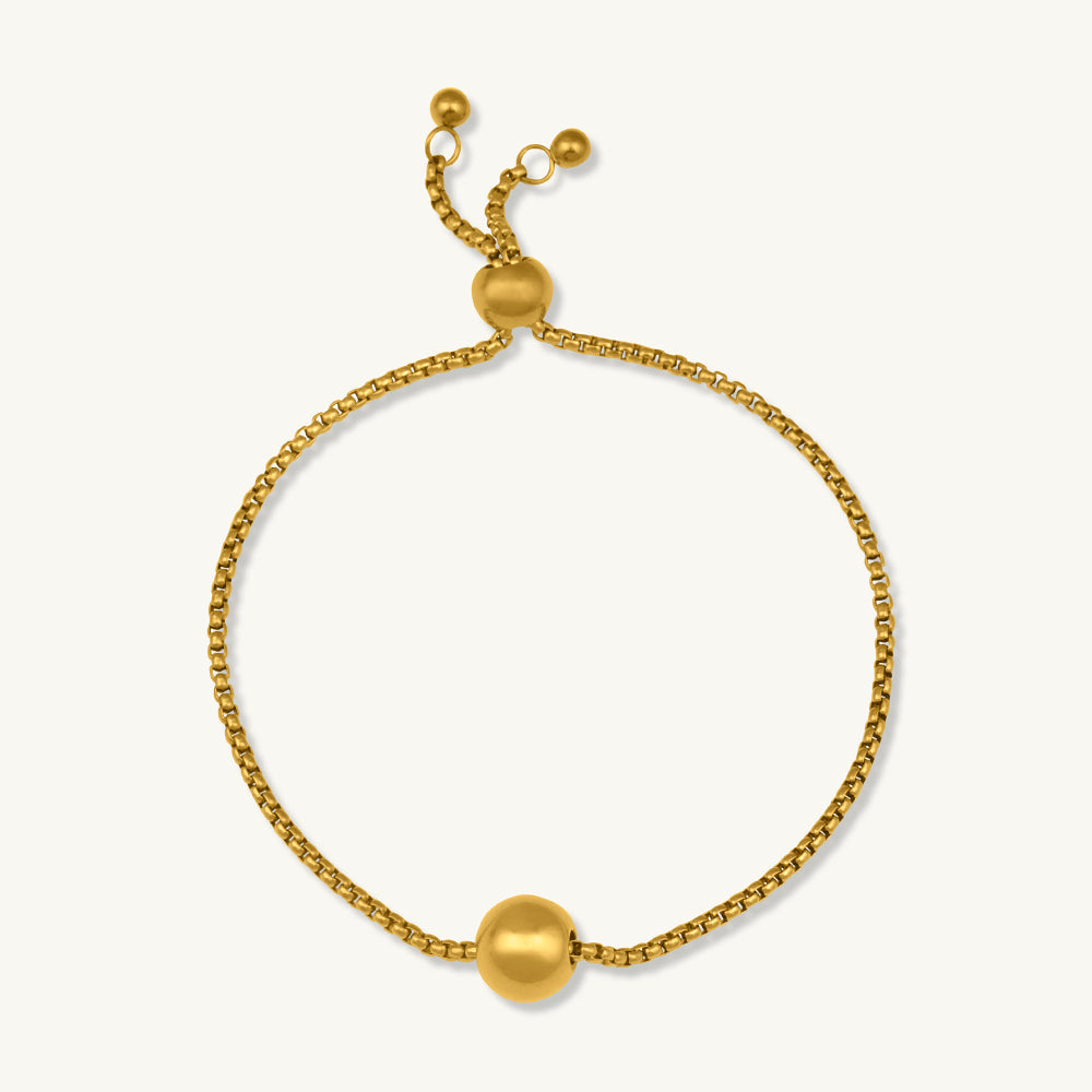 Dual Sphere Bolo Bracelet