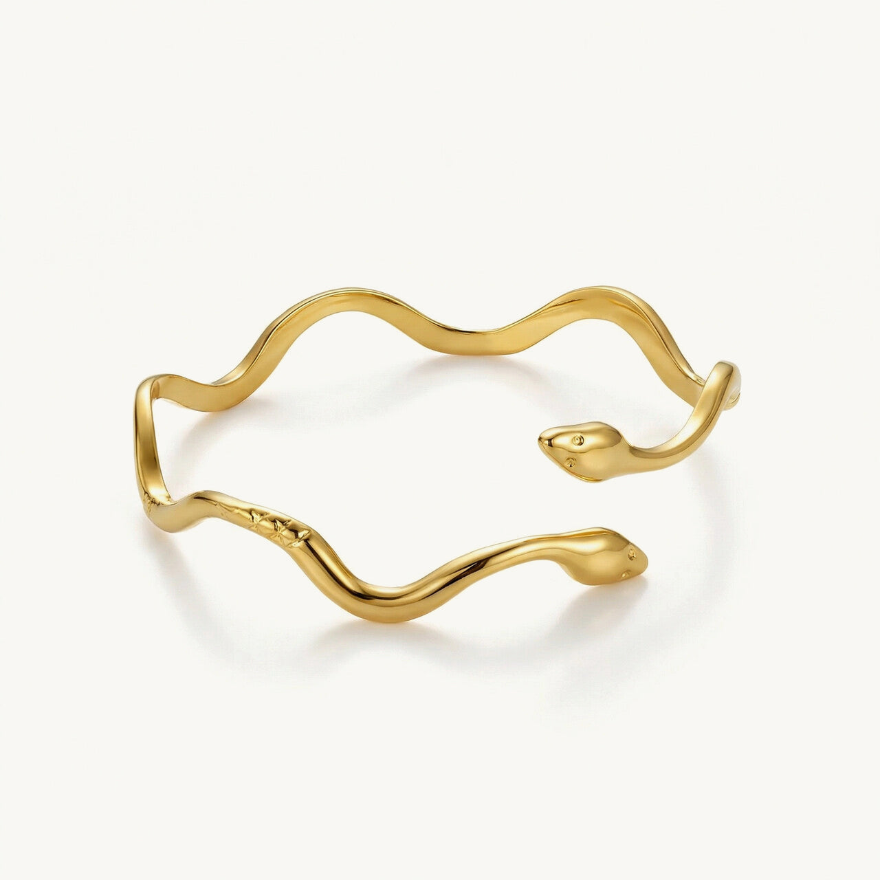 Curvy Snake Cuff Bracelet