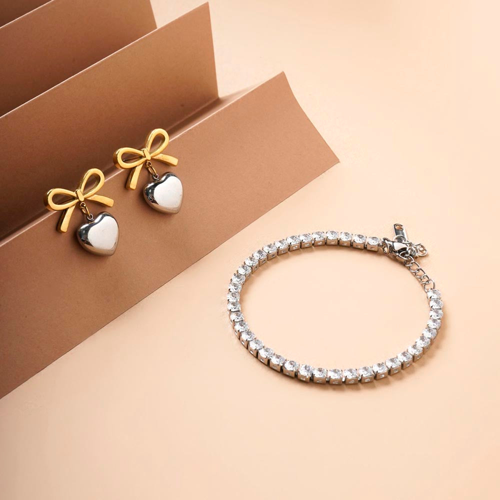 Bow of Love Heart Harmony Set