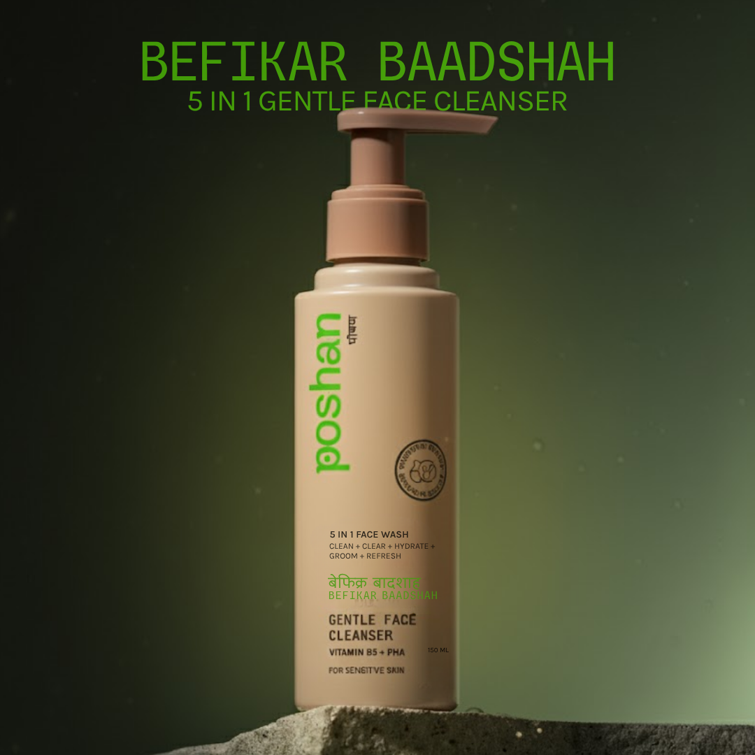 Poshan Skincare Befikar Baadshah Gentle Face Cleanser