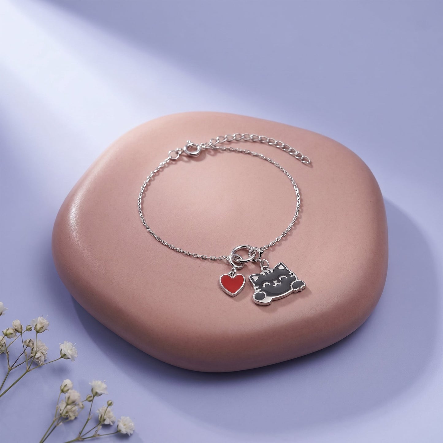 Silver Furever Loved Bracelet
