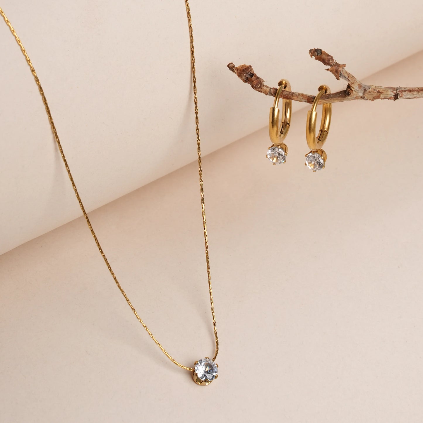 Soft Shine Crystal Essentials Jewellery Set