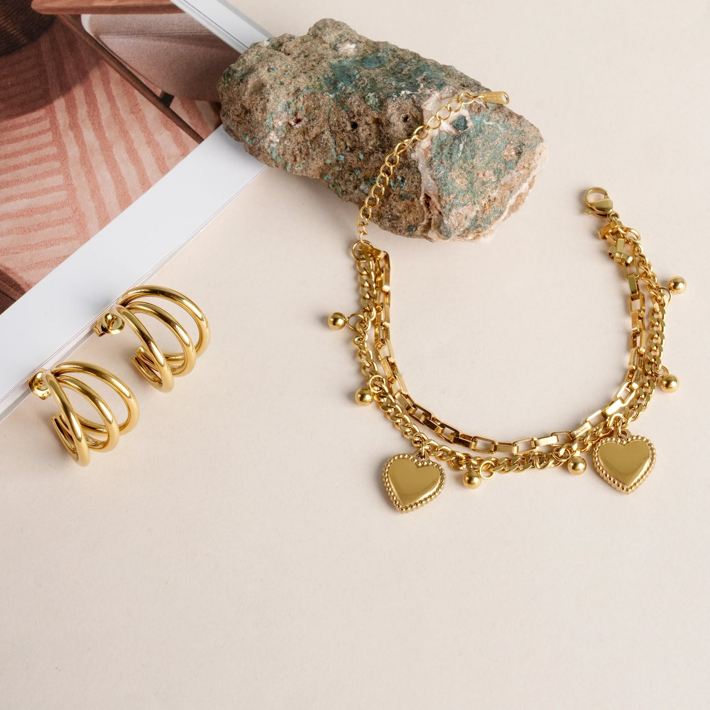 Modern Heart Contour Set