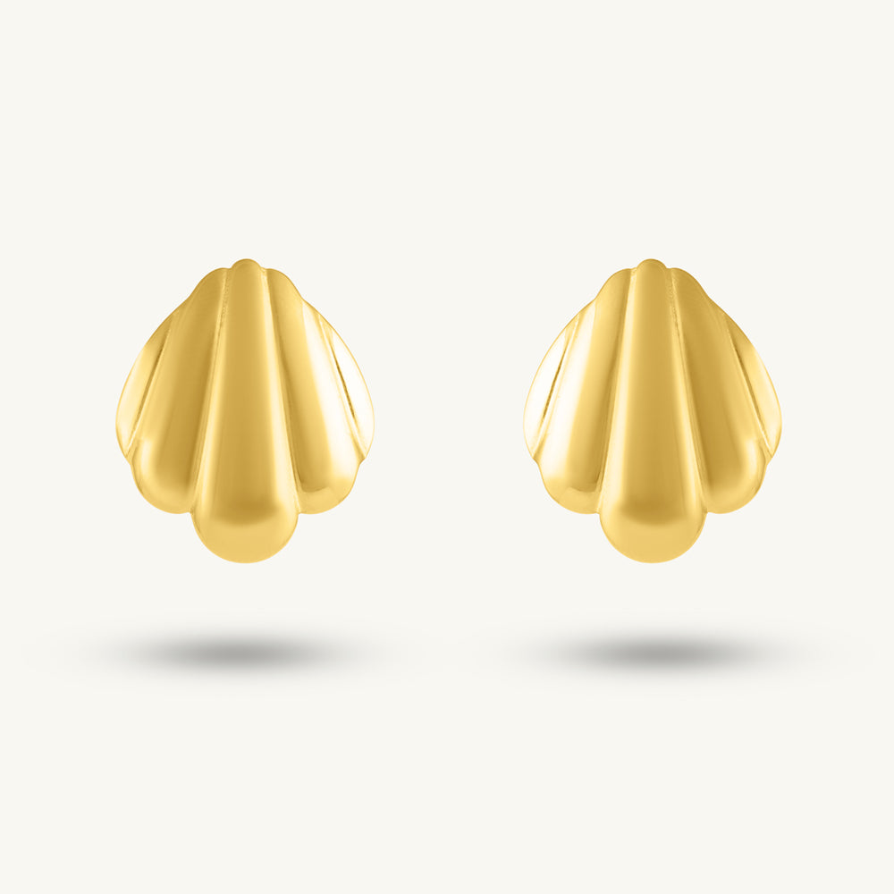 Coastal Shell Stud Earrings