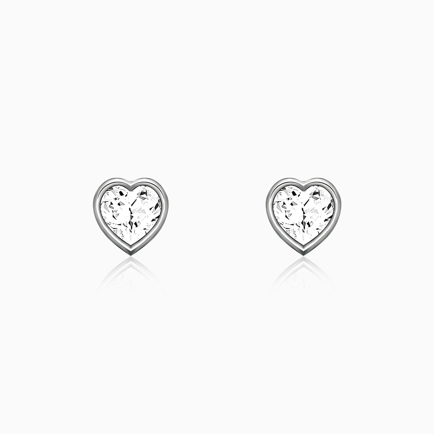 Silver Coeur Earring