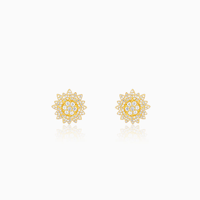 Golden Petals Studs