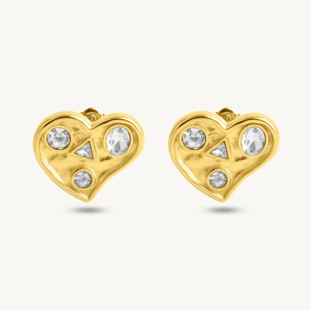 Essence Heart Stud Earring