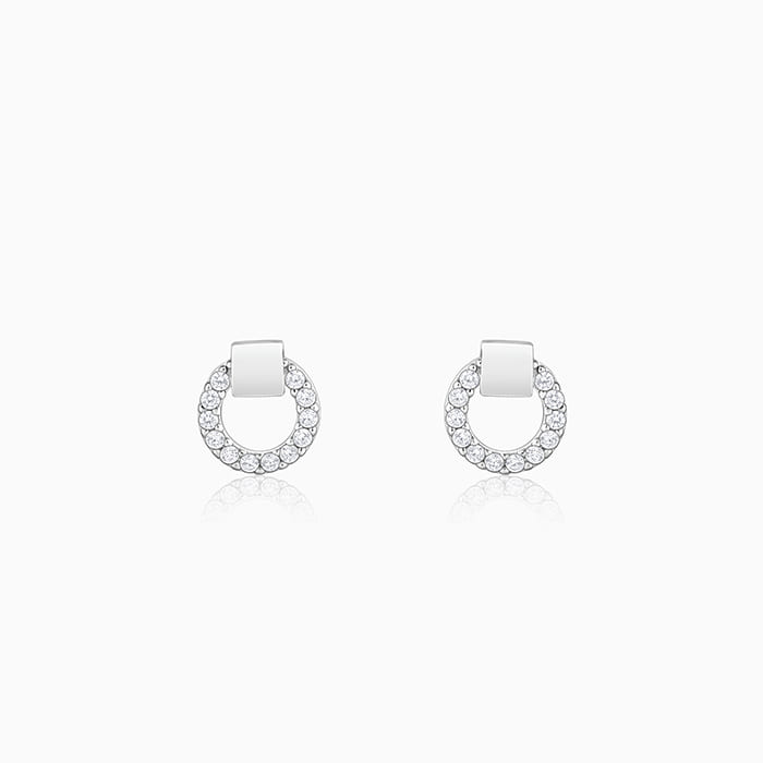 Silver Special Orb Earrings