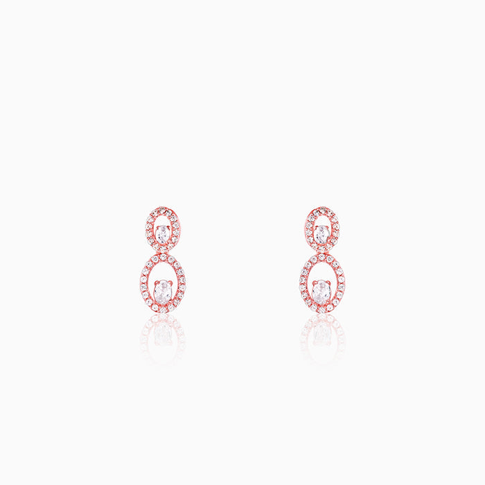 Rose Gold Eternal Love Earrings