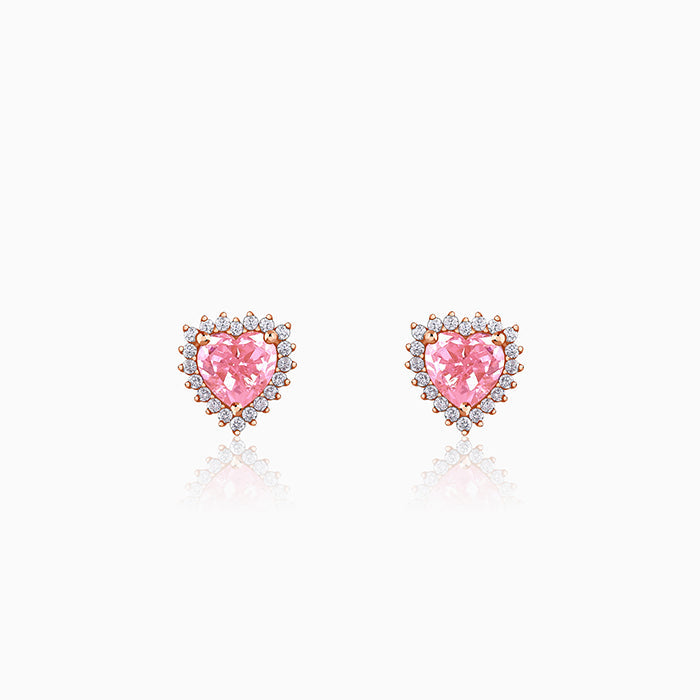 Rose Gold Blush Vows Earrings