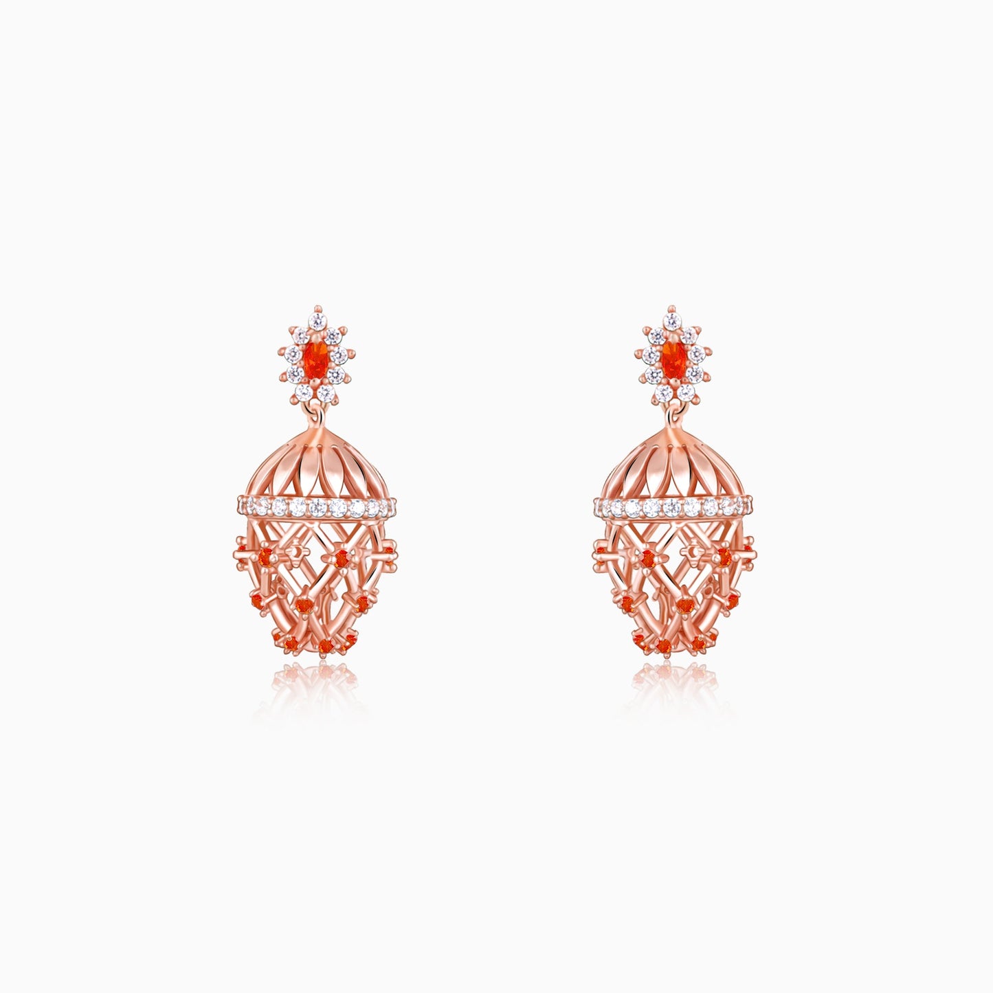 Rose Gold Amaterasu Earrings
