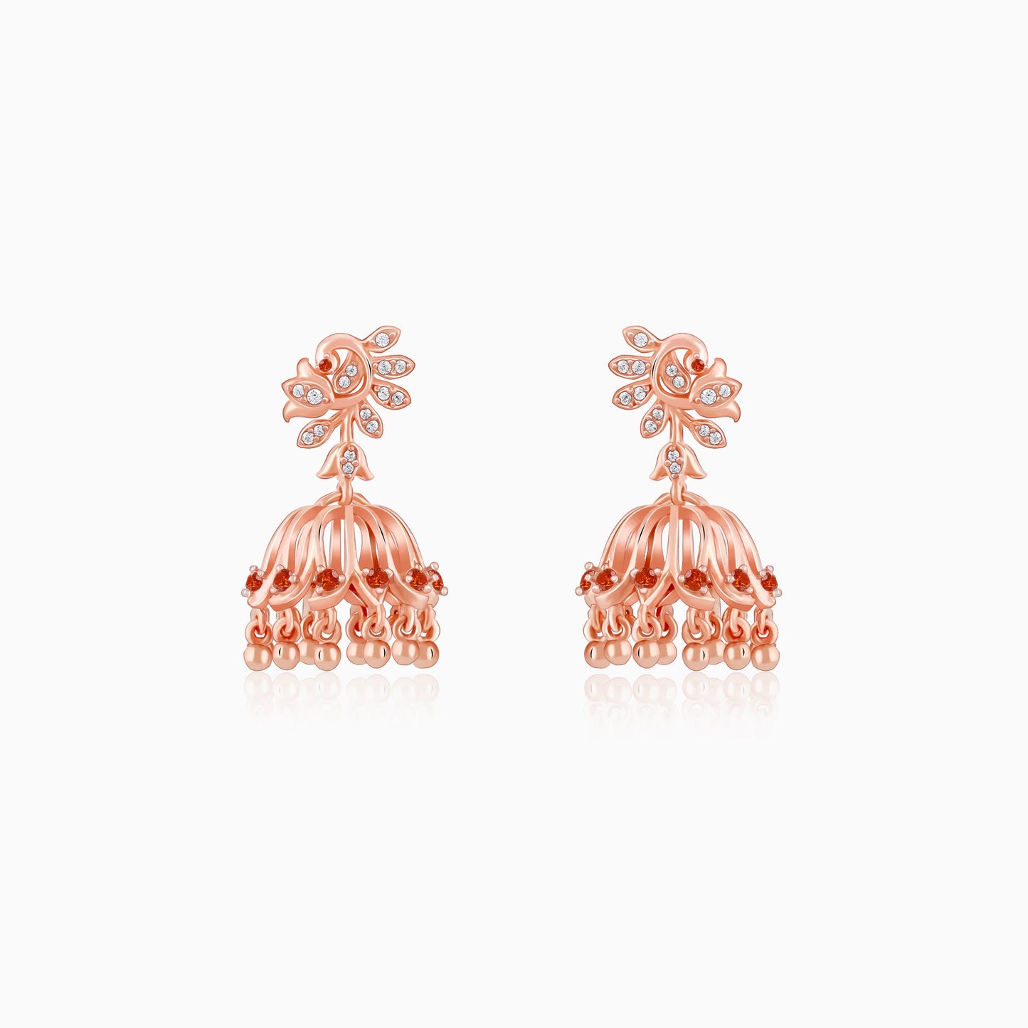 Rose Gold Ataecina Jhumki