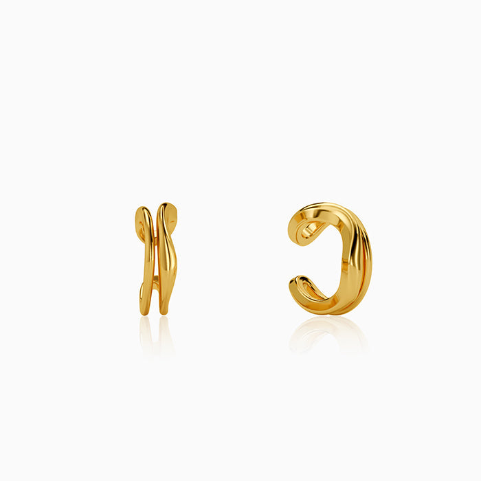 Golden Alviera Ear Cuffs