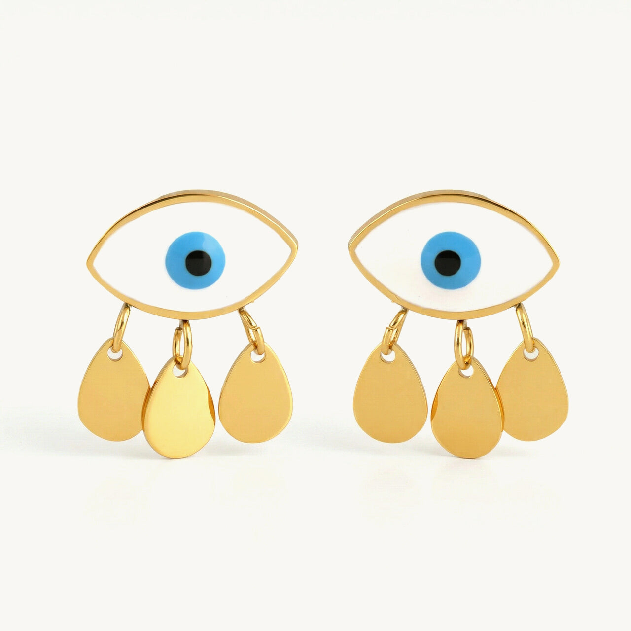 Lucky Evil Eye Drop Earring