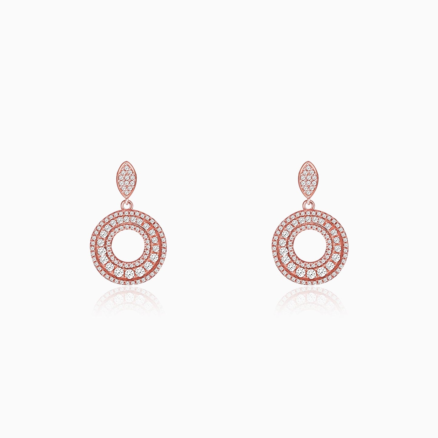 Rose Gold Classic Earrings