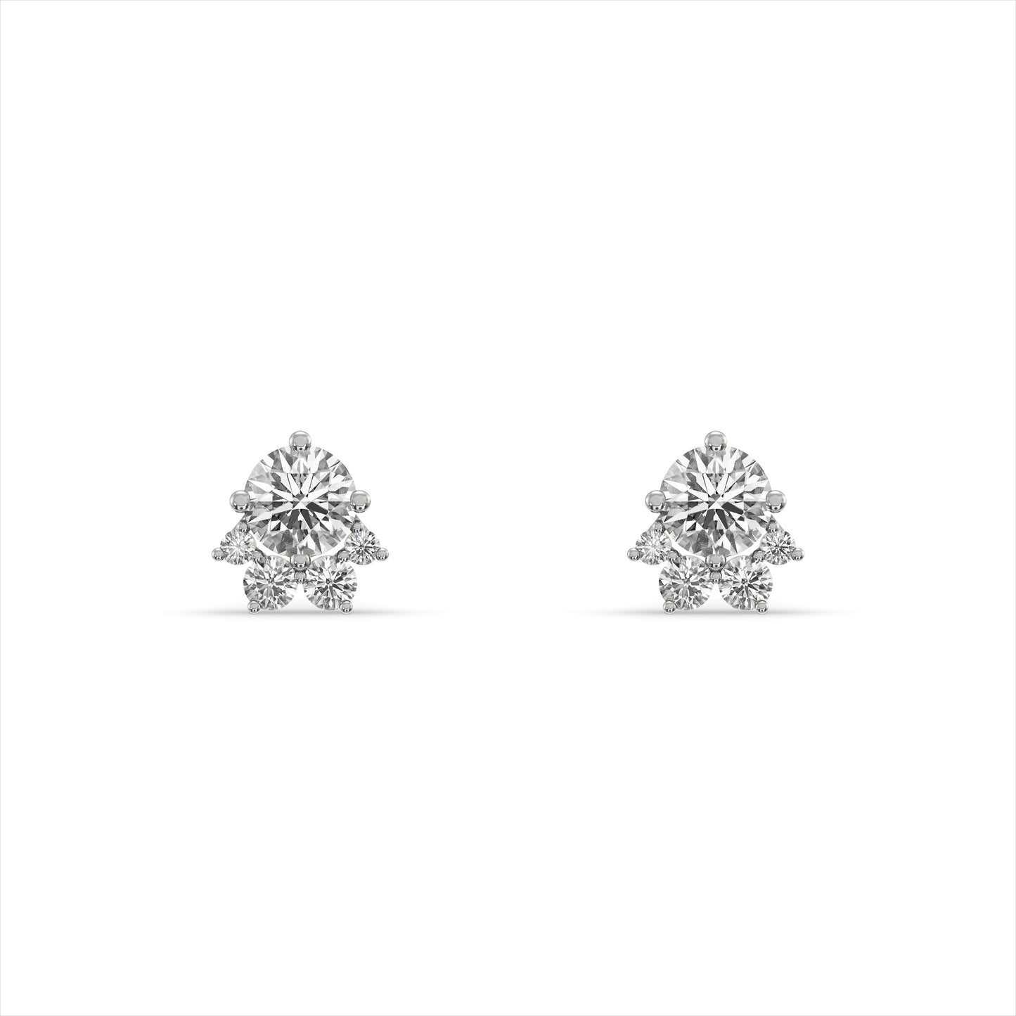 Divine 9KT Gold Laboratory Grown Diamond Stud Earrings