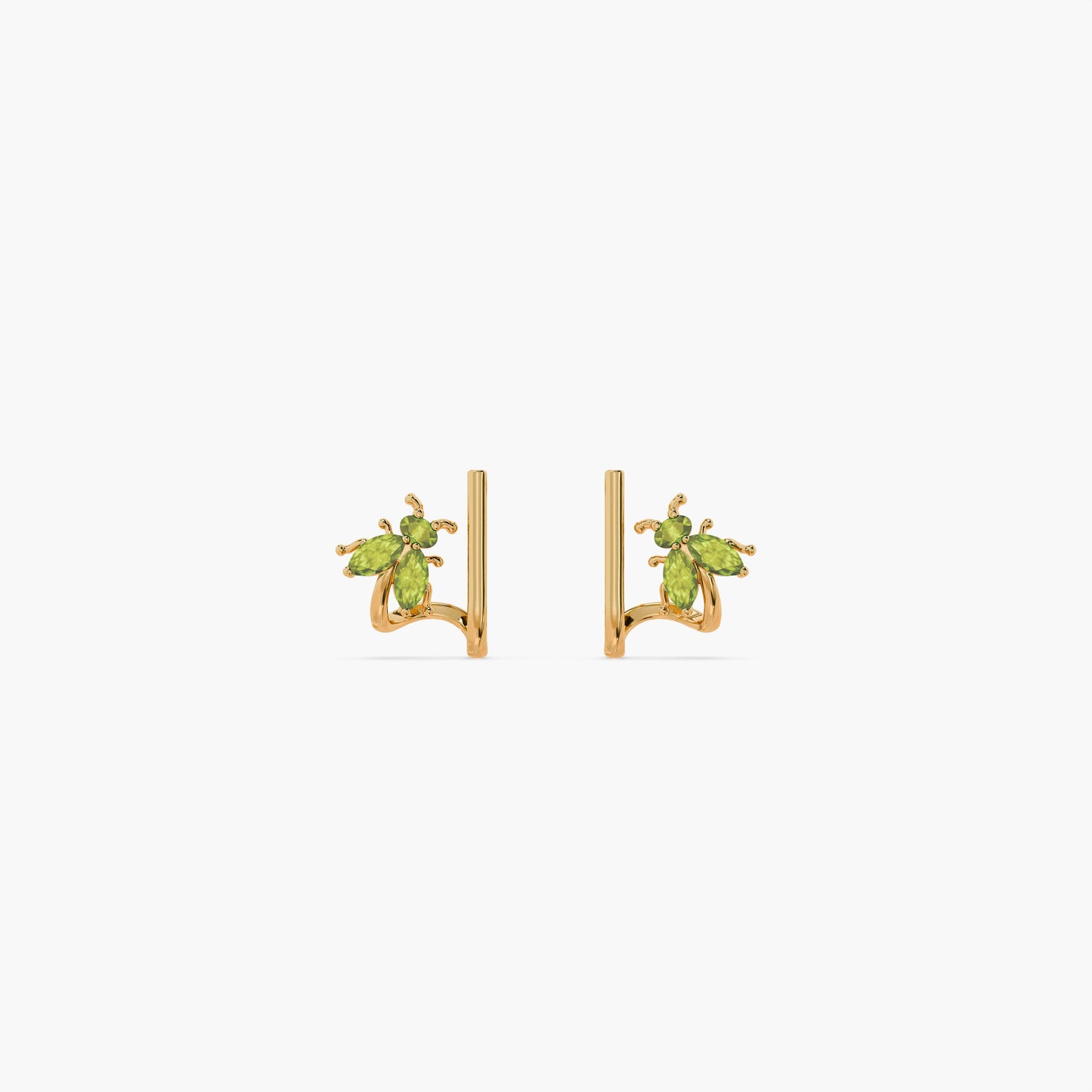 925 Sterling Silver Amberwing Earrings