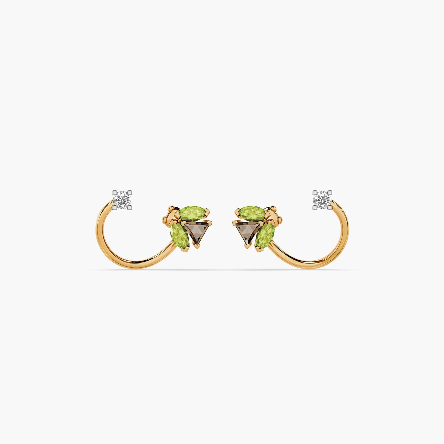 925 Sterling Silver Bloom Ladybug Earrings