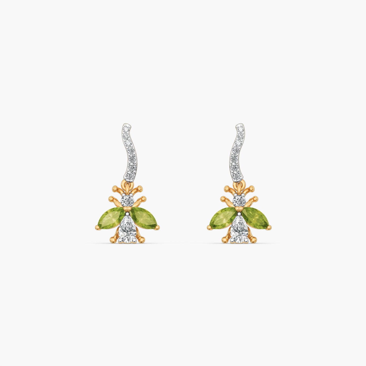925 Sterling Silver Dawn Wing Earrings